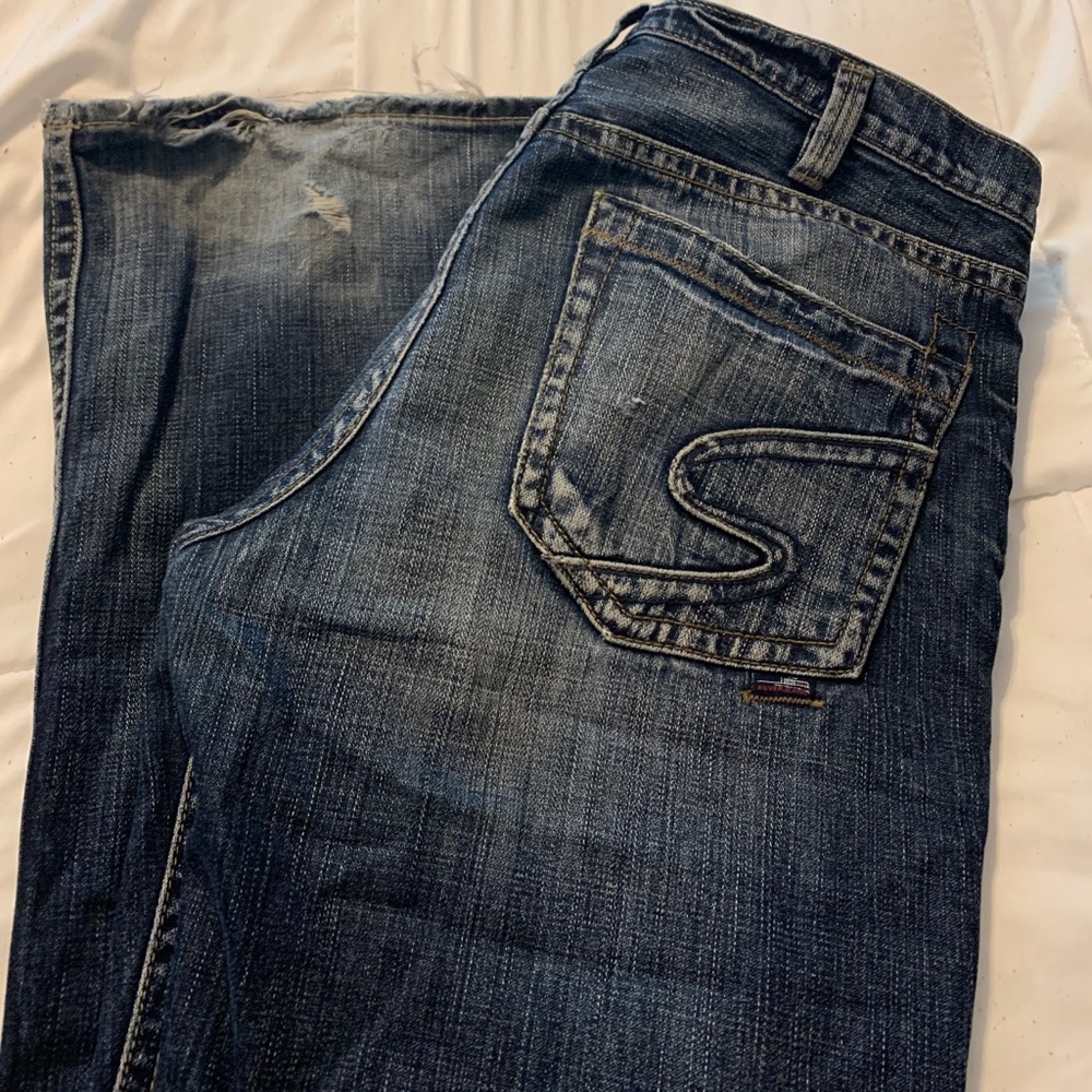 Men’s Grayson silver jeans